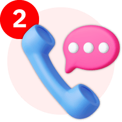 โทรติดต่อพนักงานขาย
