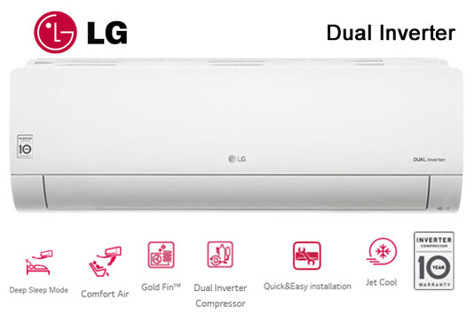 แอร์ LG รุ่น DUAL-COOL Modern Inverter